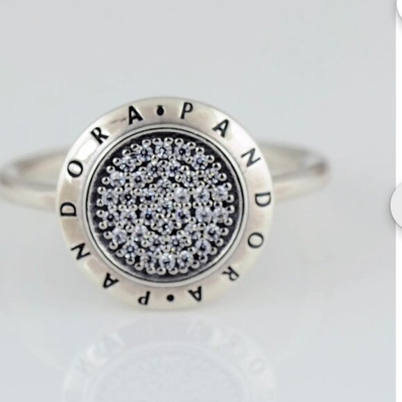 PANDORA Signature Ring 190912 CZ - Picture 2 of 3